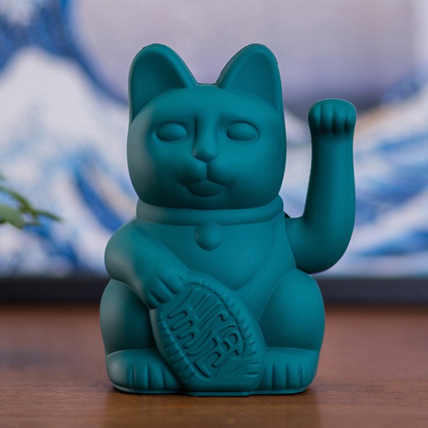 Манэки-нэко - Lucky Cat зелёный - фото 1