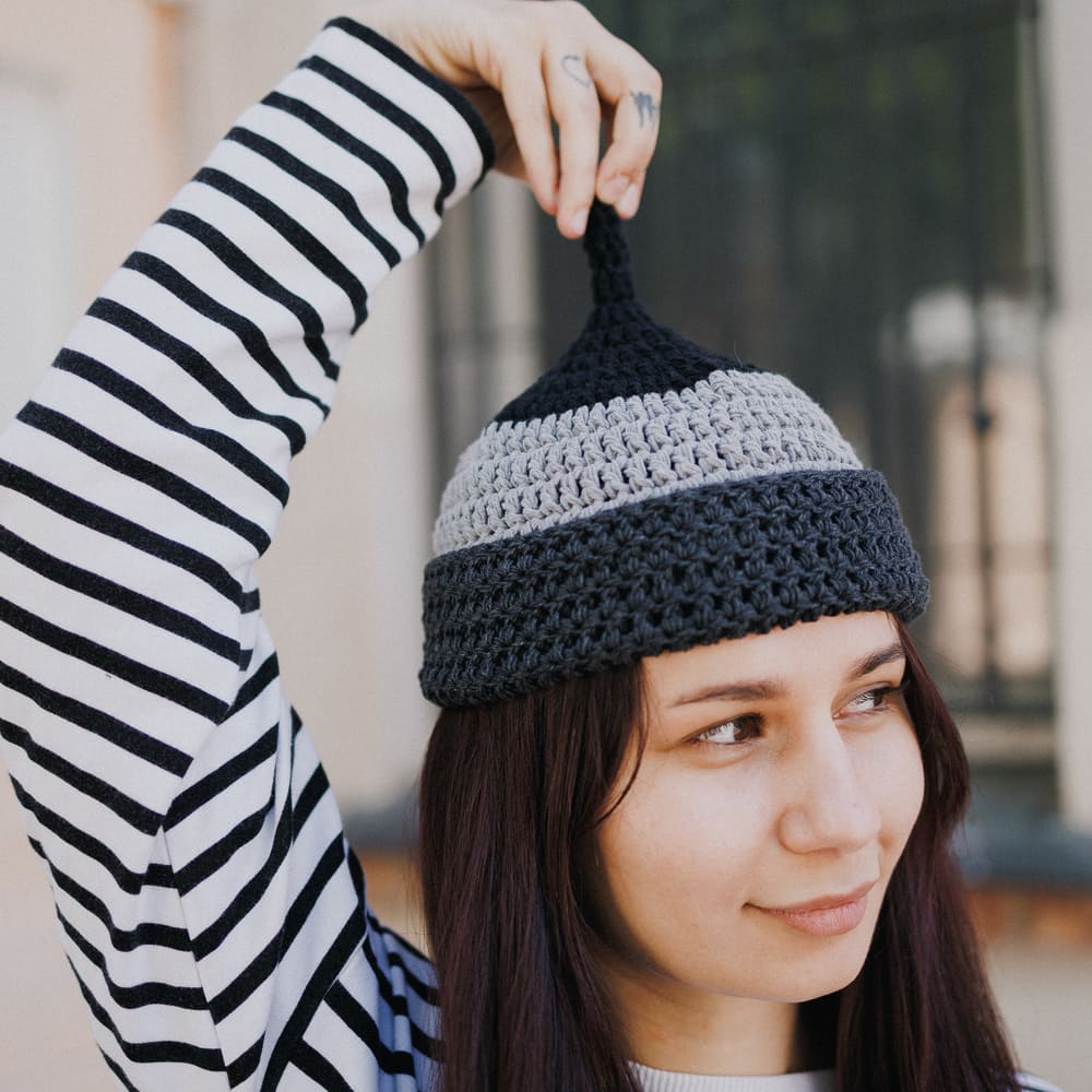 Шапка CHECK YA HEAD серая 25224/10