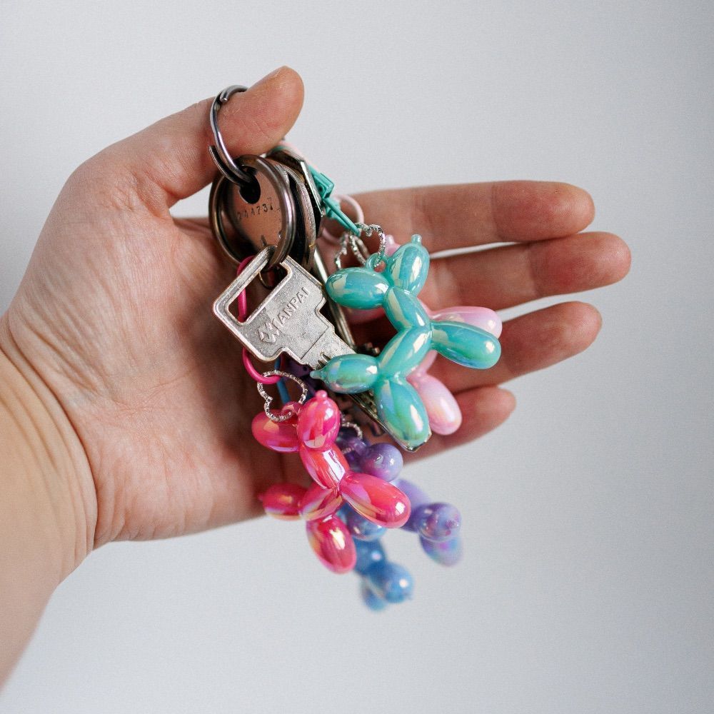 Брелок с собачкой BALLOON DOG (разные цвета) - фото 3