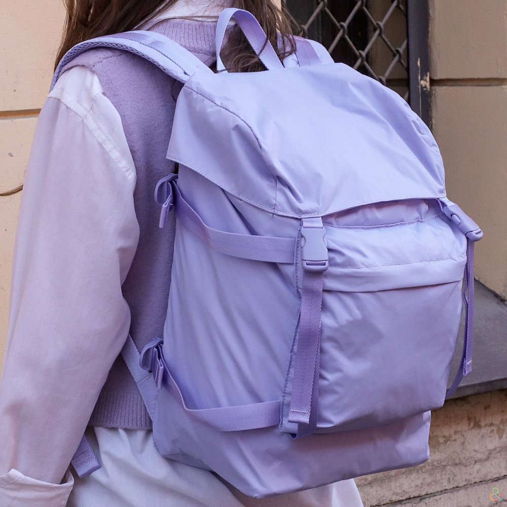 Рюкзак SHU лиловый - фото 9
