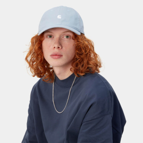 Кепка Carhartt WIP Madison Logo Frosted Blue/White