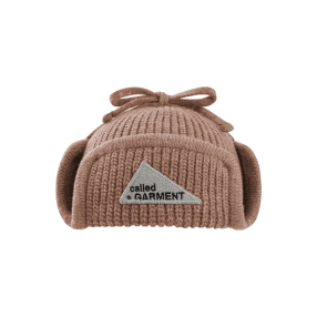 Шапка Called a Garment Mountain Earflap Beanie light brown