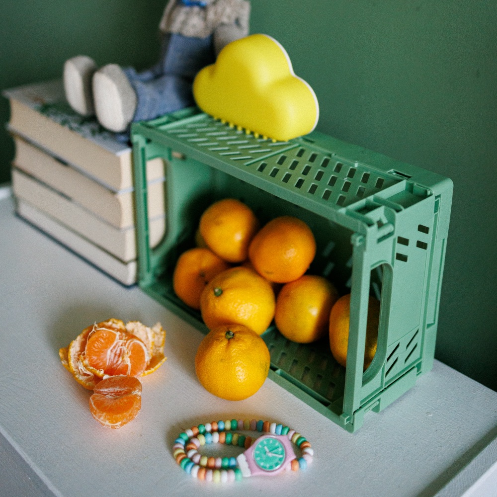 Пластиковые складные боксы 25х15 см (разные цвета) - фото 13