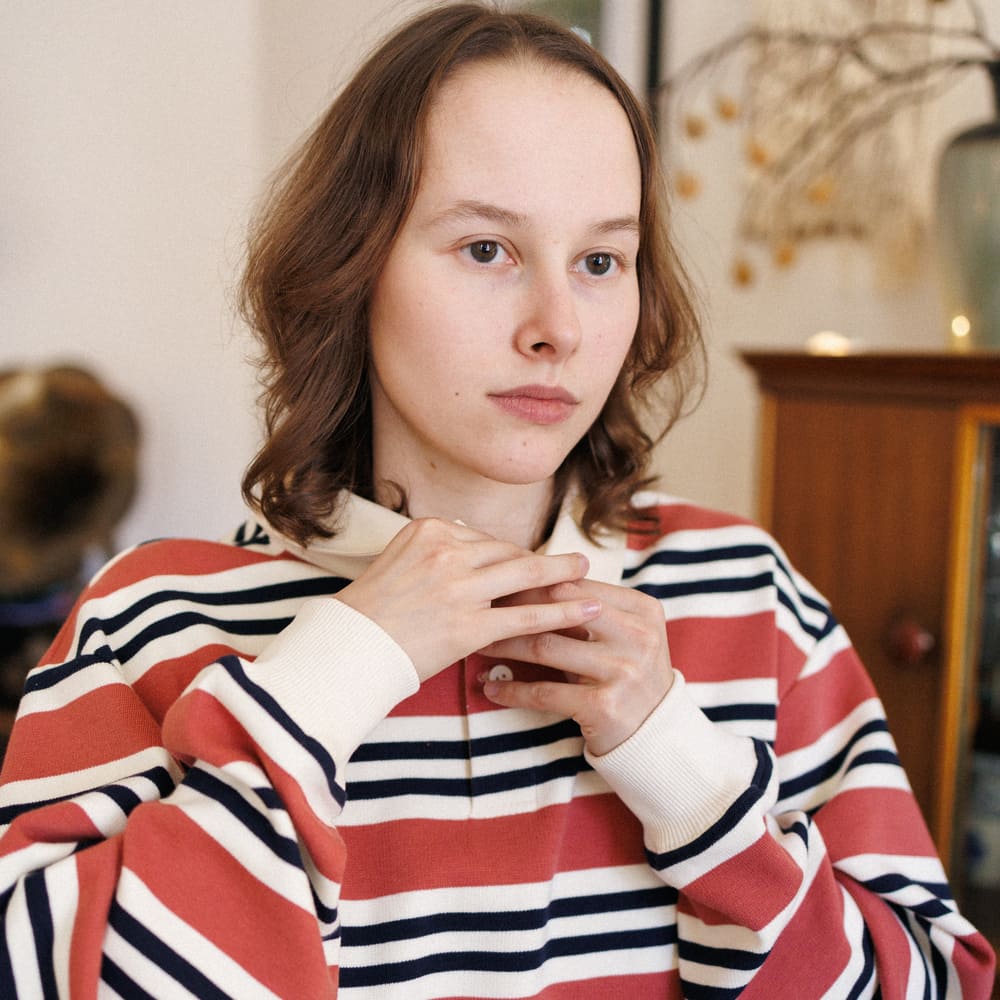 Регбийка МЕЧ RUGBY SHIRT Cream/Coral/Black - фото 5