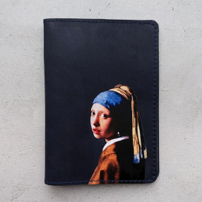 Обложка для паспорта Девушка с жемчужной сережкой