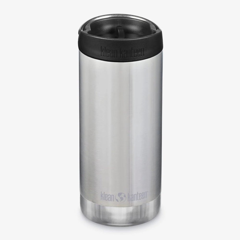 Термокружка Klean Kanteen TKWide 355 мл Cafe Cap Brushed Stainless - фото 1