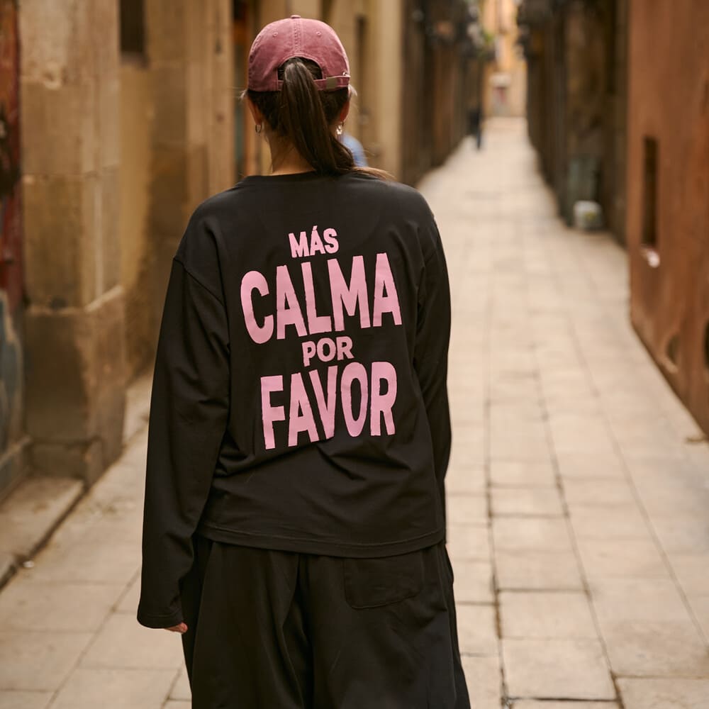 Лонгслив Friend Function латиноамериканский черный Mas Calma