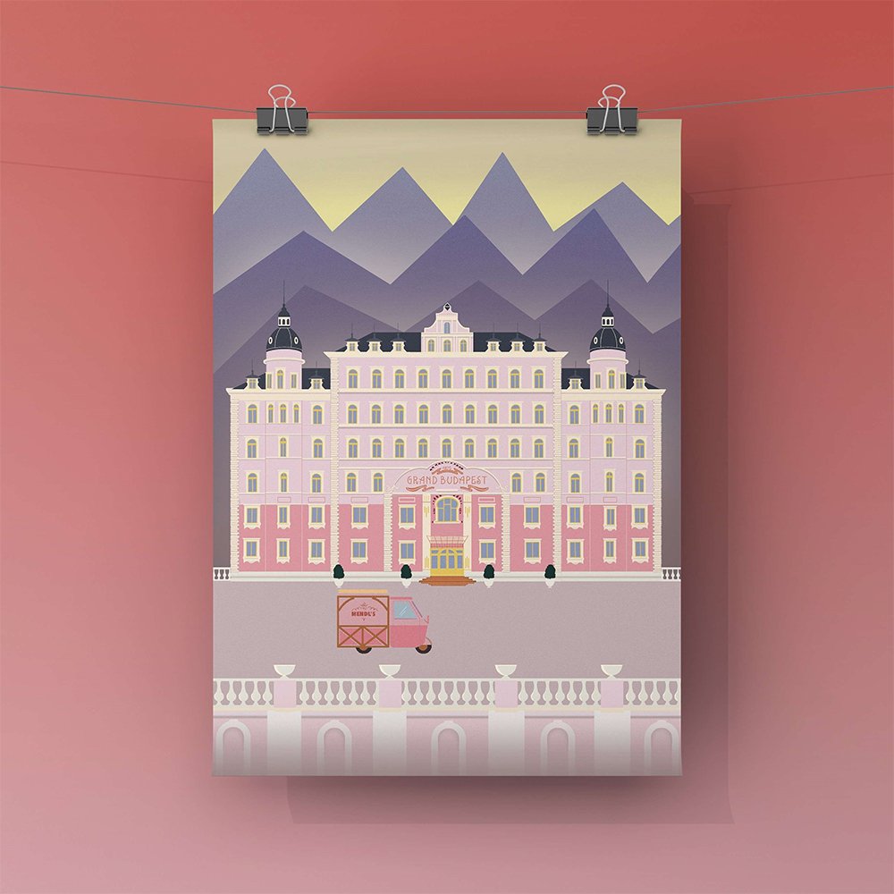 Плакат Отель Гранд Будапешт - фото 6