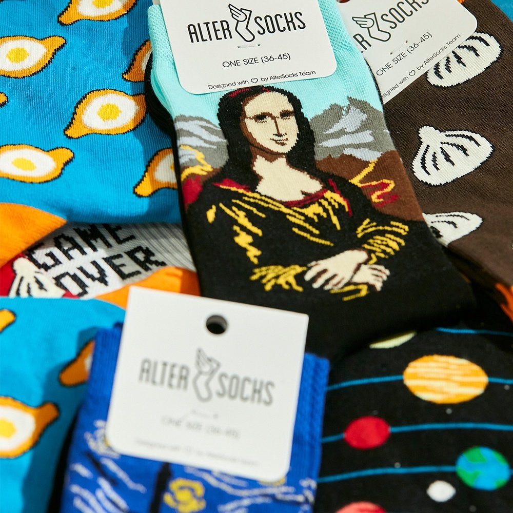 Носки Alter Socks Хинкали красные купить