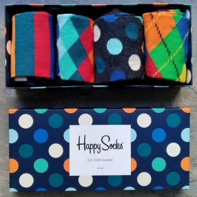 Носки Happy Socks подарочный набор Mix размер 40-46