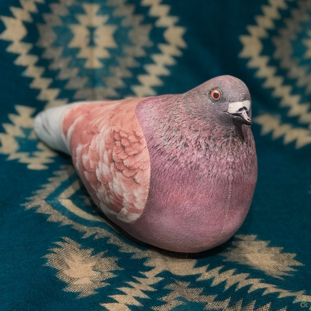 Мягкий реалистичный голубь - фото 19