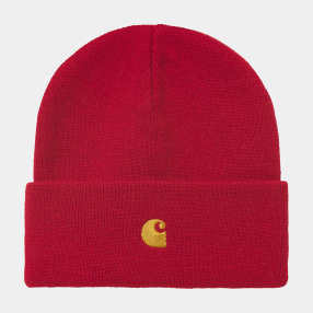 Шапка Carhartt WIP Chase Beanie Cornel / Gold