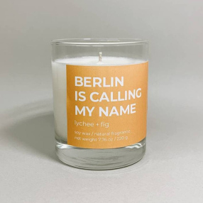 Ароматическая свеча taddywax Berlin is calling my name