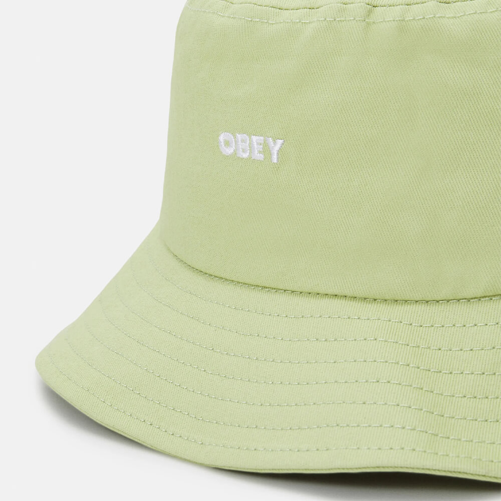 Панама Obey Bold Twill Bucket Hat Green Fig - фото 2