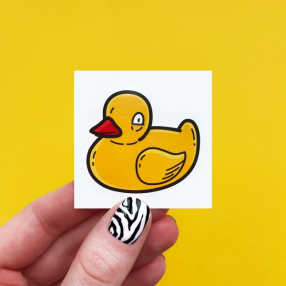 Временная татуировка Rubber duck