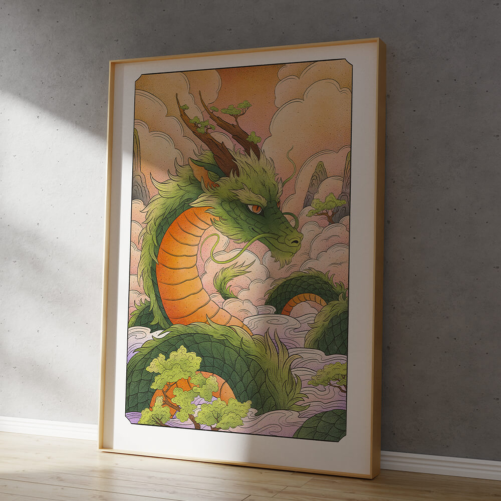 Плакат Дракон - фото 2