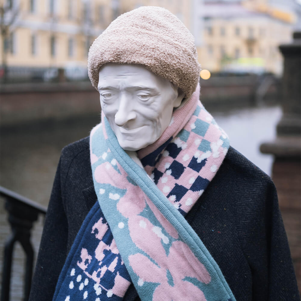 Барашковая шапка тюбетейкового типа Friend Function бежевая - фото 5