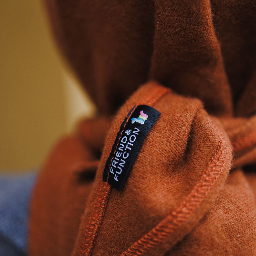 Косынка Friend Function шерстяная и терракотовая - фото 9