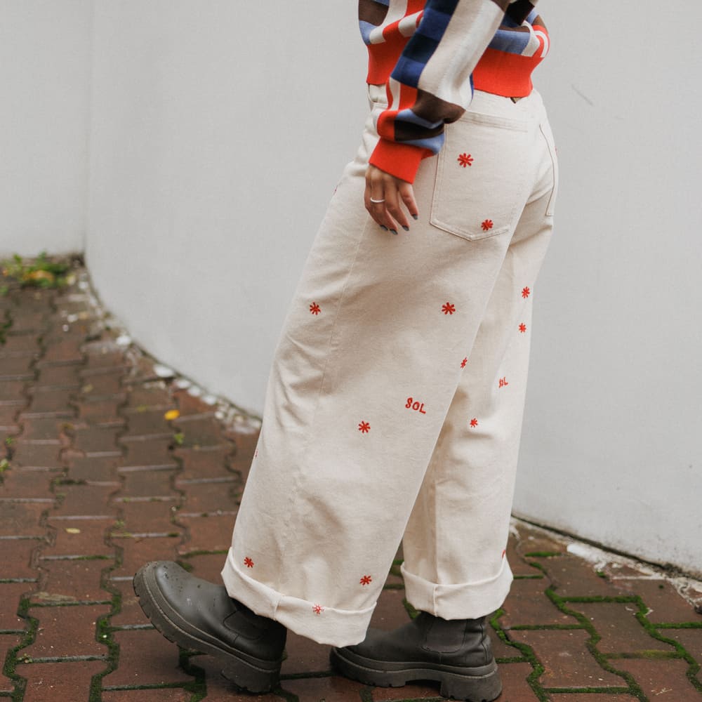 Брюки Thinking Mu Sol Chain Hedda