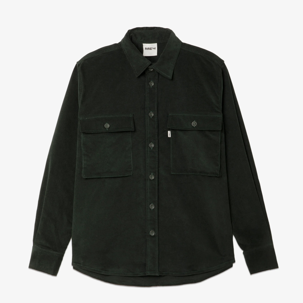 Рубашка МЕЧ MICRO CORD SHIRT Dark Green - фото 9