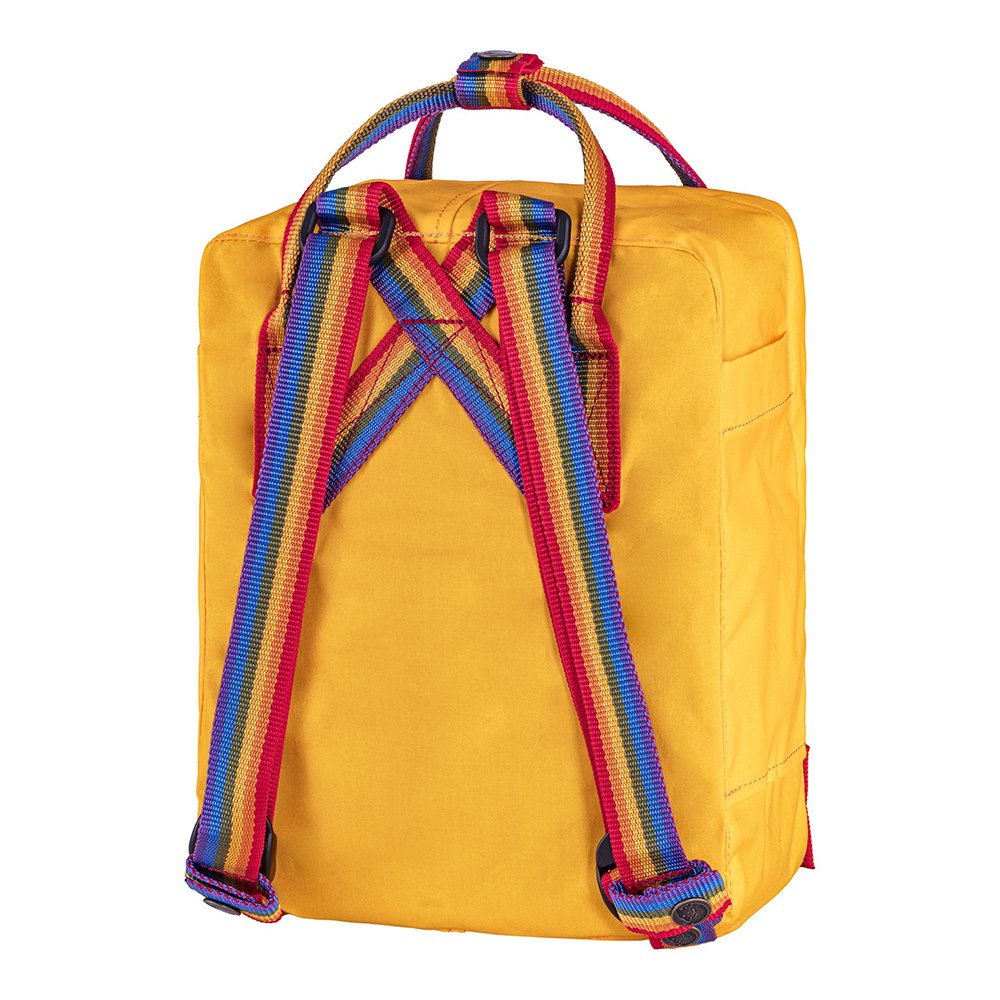 Рюкзак Fjallraven Kanken MINI Warm Yellow - Rainbow Pattern (141-907) - фото 4