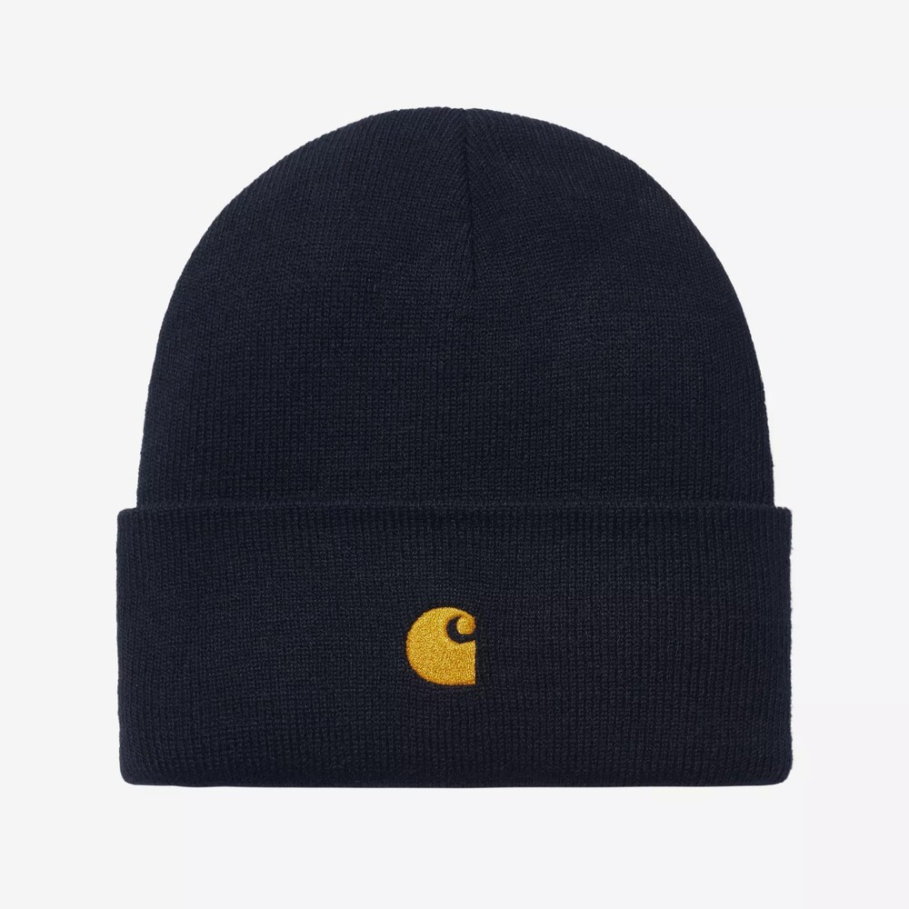 Шапка Carhartt WIP Chase Beanie Dark Navy / Gold