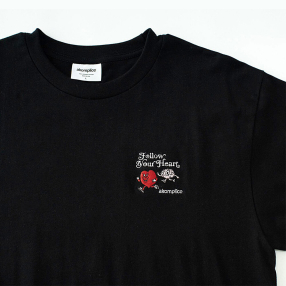 Лонгслив Akomplice Follow Your Heart Embroidered Black