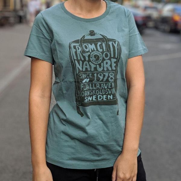 Футболка Fjallraven Kanken T-Shirt Woman M - фото 3