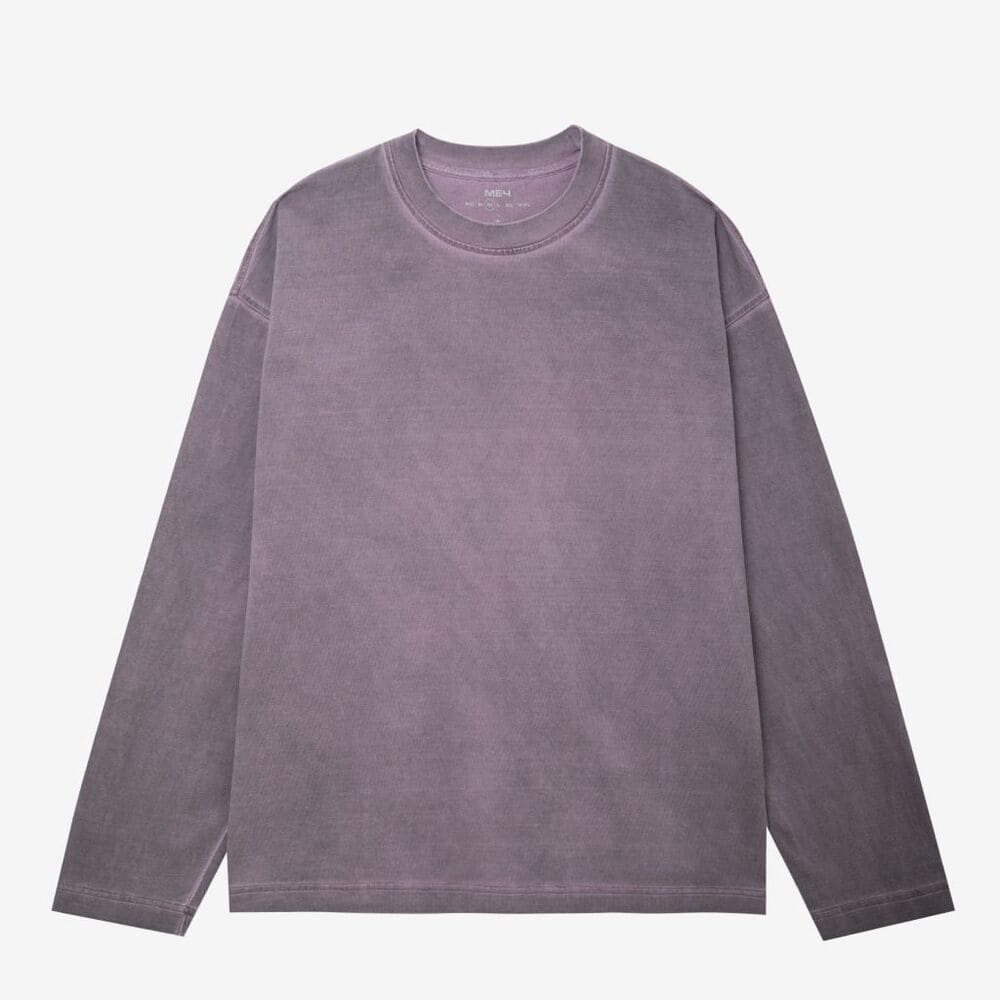 Лонгслив Меч LS GARMENT DYED Royal Purple