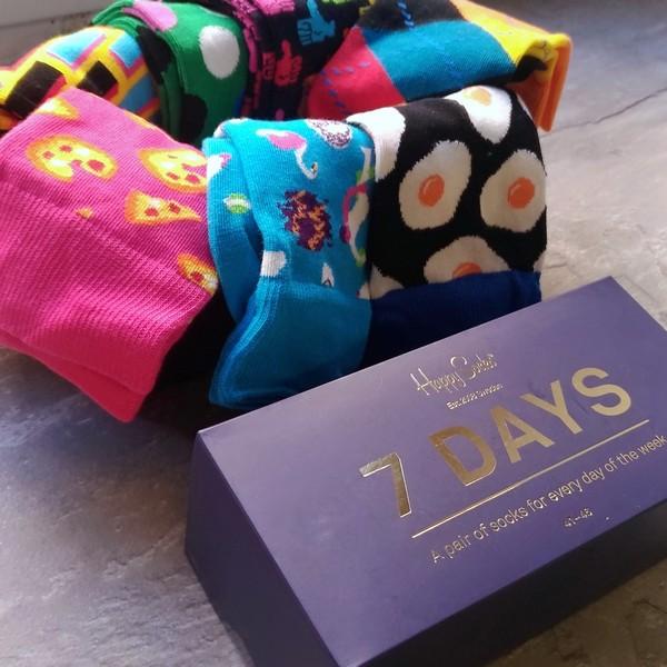 Носки Happy Socks подарочный набор 7 Days размер 40-46 - фото 2