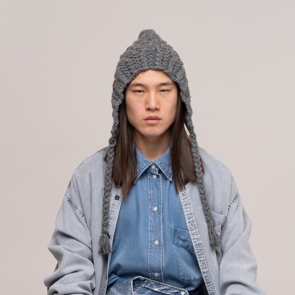 Чепчик CHECK YA HEAD серый 2463/153