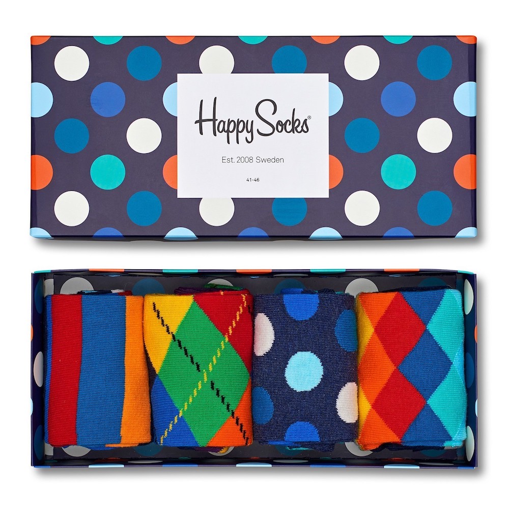 Носки Happy Socks подарочный набор Mix размер 36-40 - фото 1