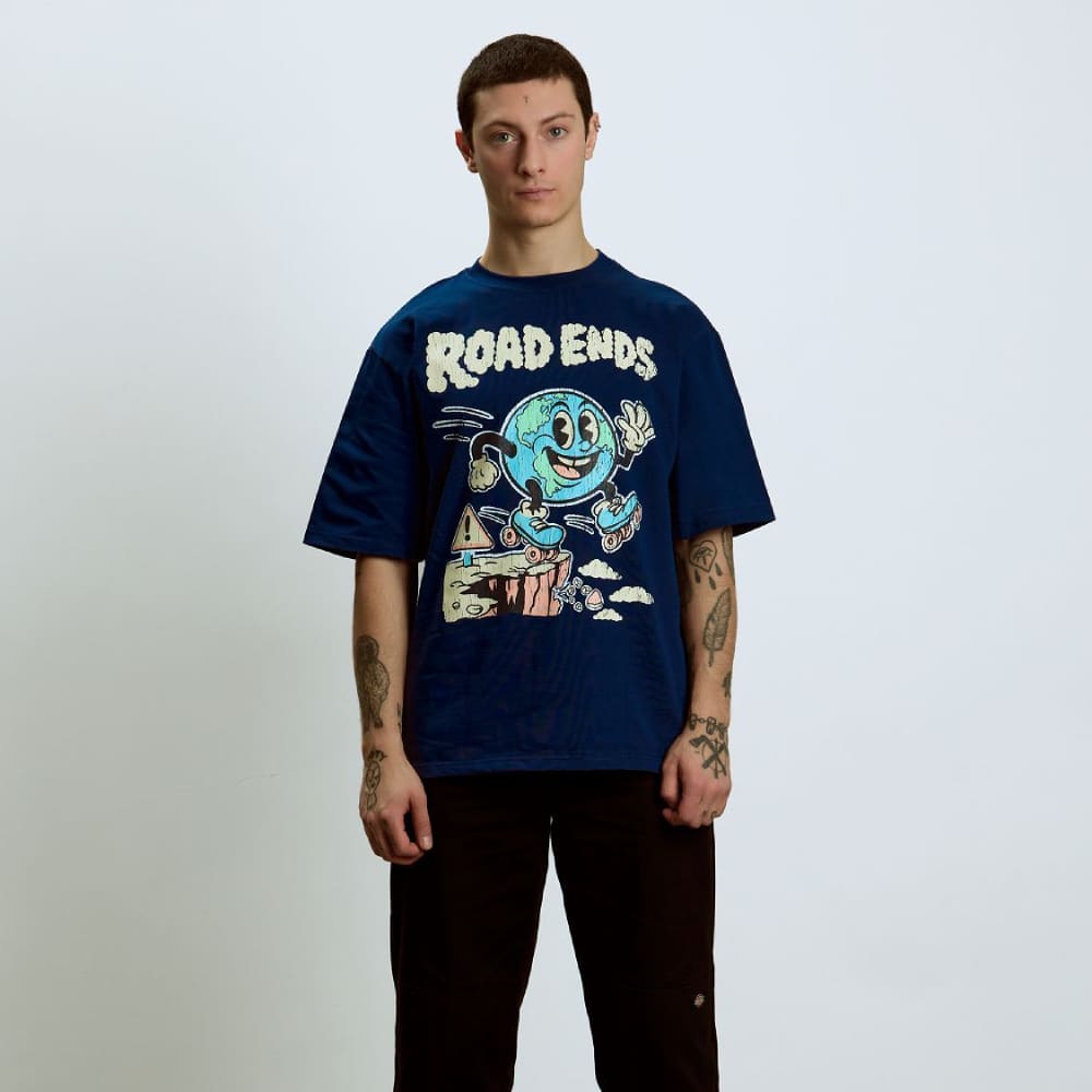 Футболка Barking Store ROAD ENDS оверсайз - фото 6