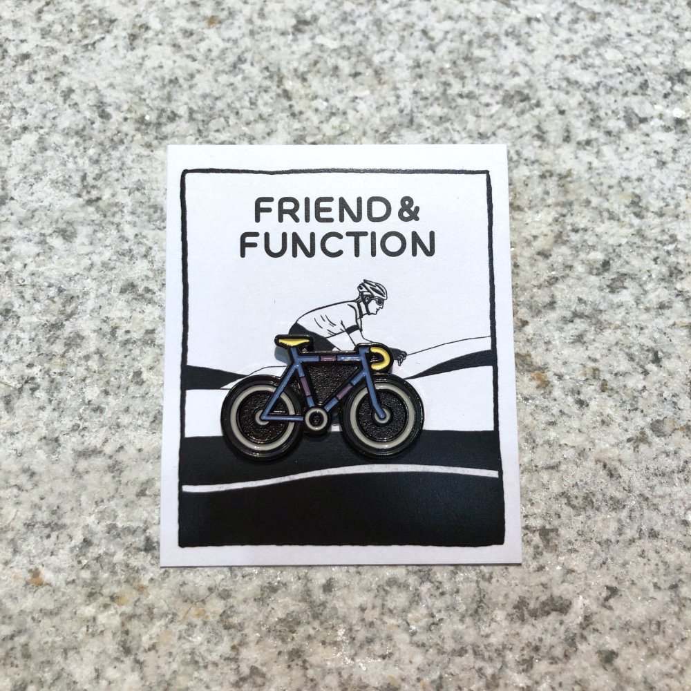 Значок Friend Function Велосипед синий - фото 2