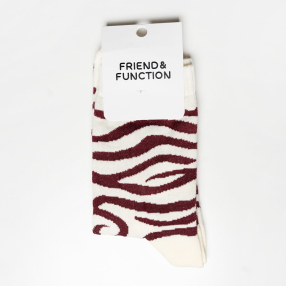 Носки Friend Function Зебровые молочные 36-40