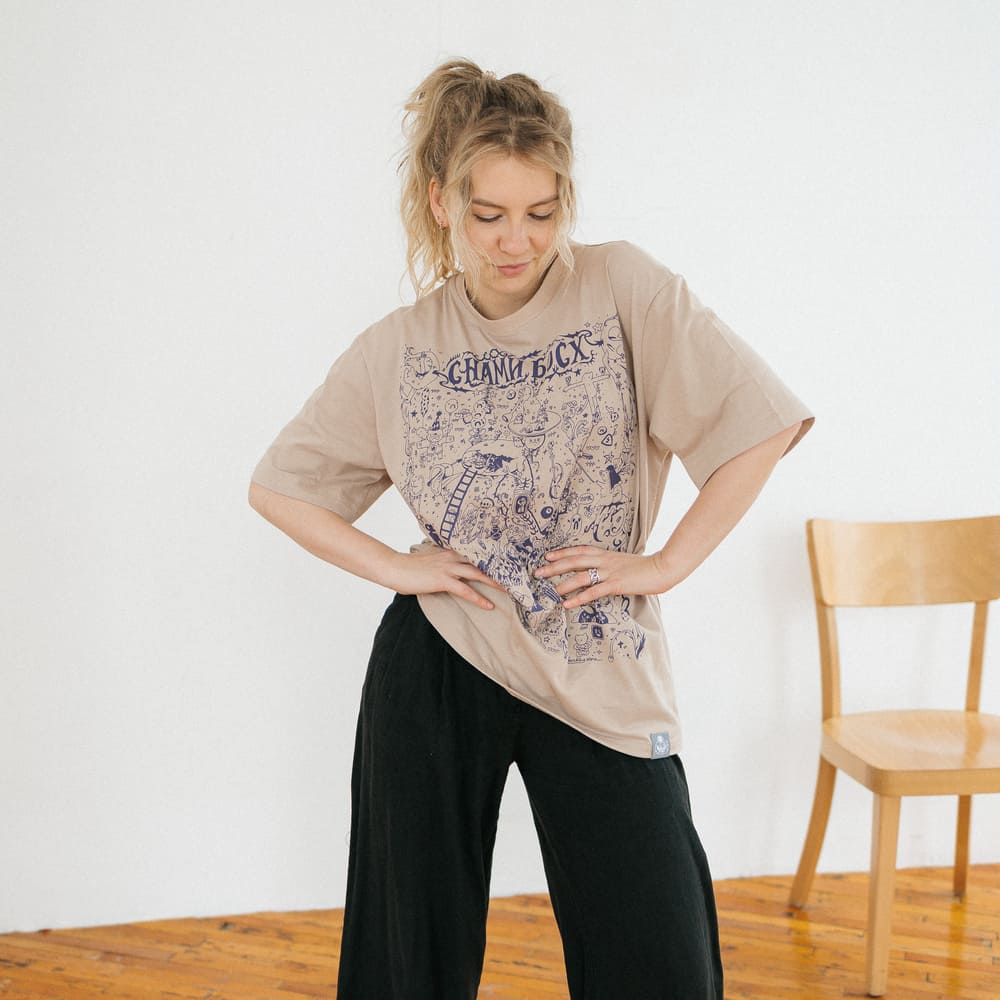 Футболка Barking Store C НАМИ БОСХ оверсайз - фото 11