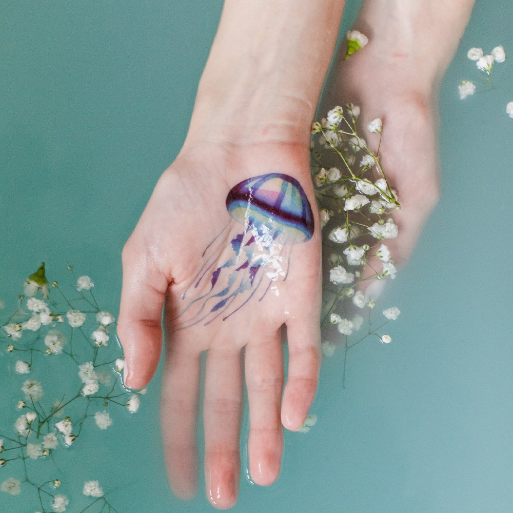 Временная татуировка Jellyfish - фото 3