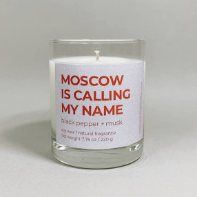 Ароматическая свеча taddywax Moscow is calling my name