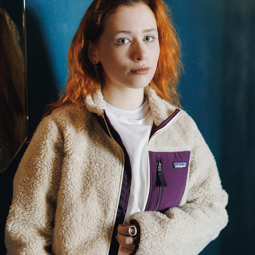 Флиска Patagonia женская Classic Retro-X Fleece Jacket dark natural - night plum - фото 5