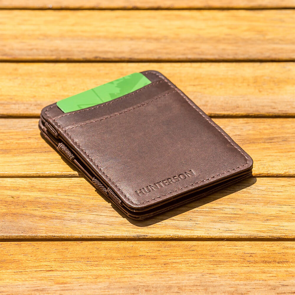 Волшебный кошелек Hunterson Magic Wallets коричневый - фото 6
