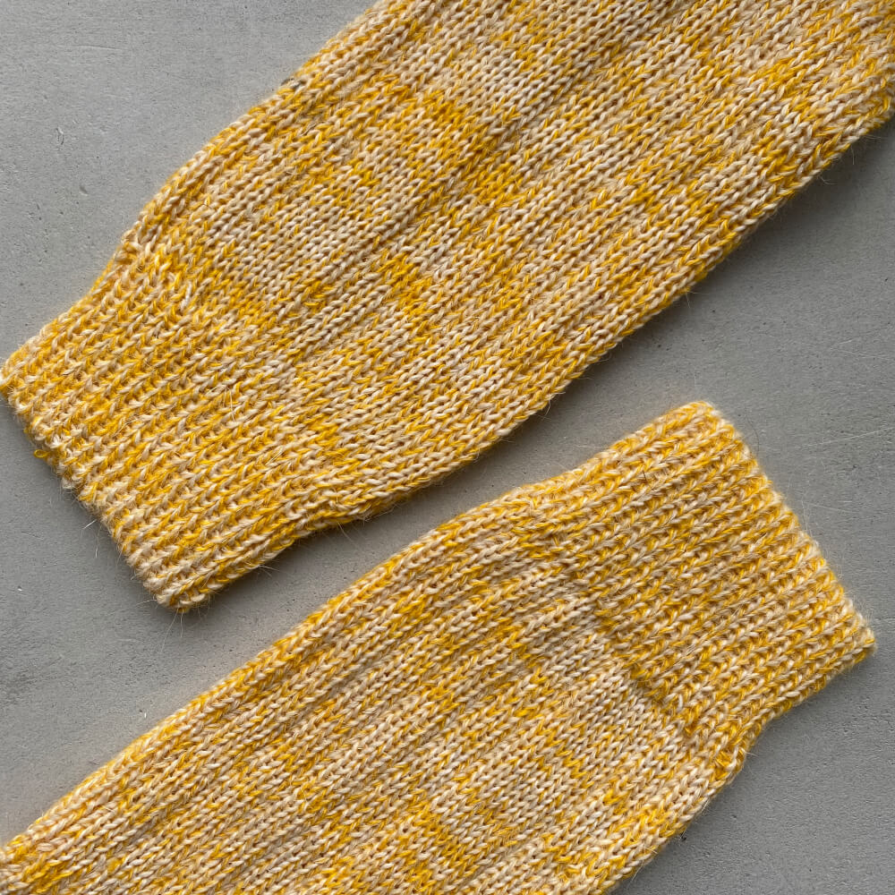 Шерстяные носки Friend Function желтые - фото 7