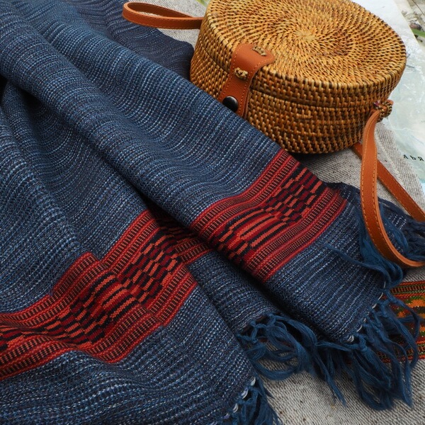 Большой шерстяной шарф Riverside Melange Folk - фото 5