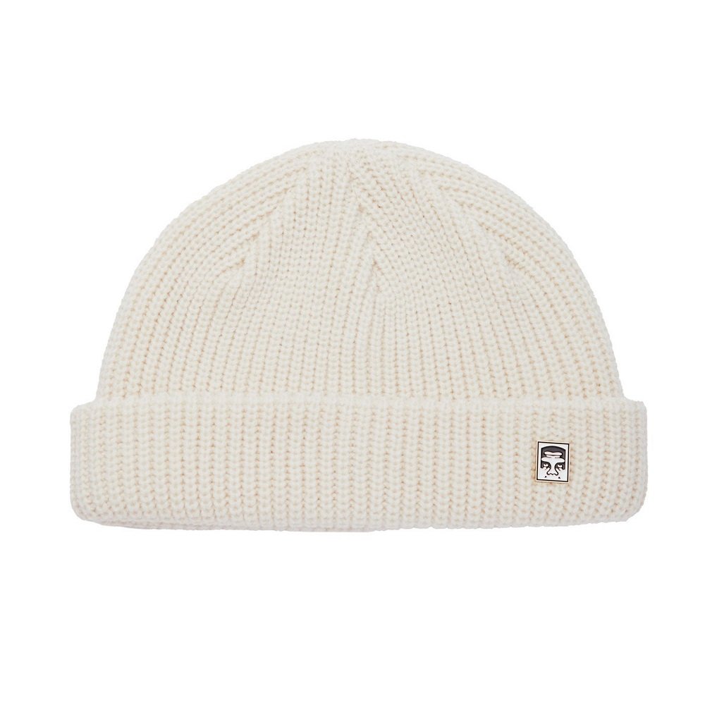 Шапка Obey Micro Beanie Unbleached - фото 1