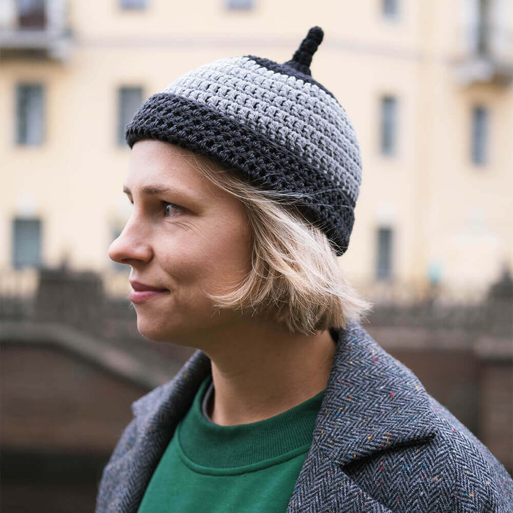 Шапка CHECK YA HEAD серая 25224/10 - фото 9