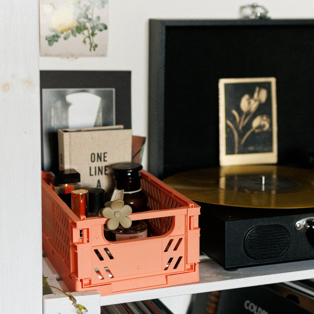 Пластиковые складные боксы 25х15 см (разные цвета) - фото 10