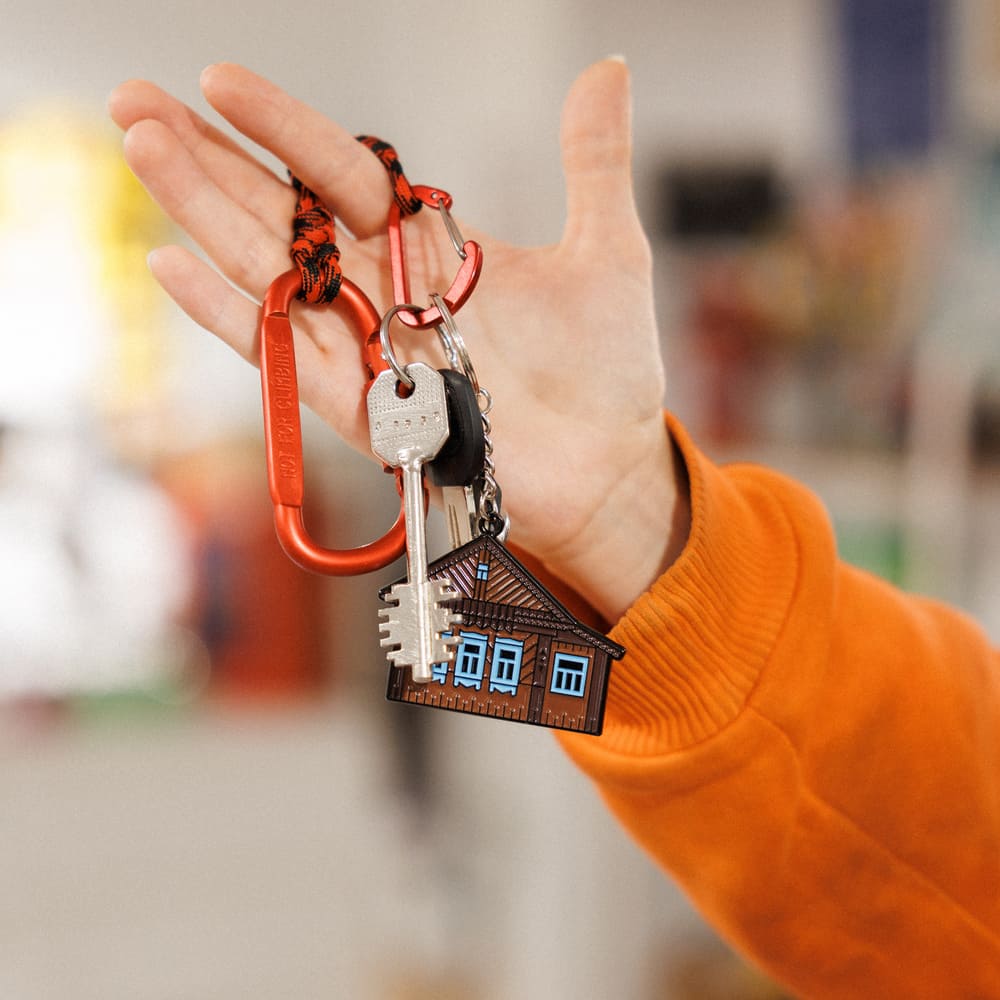 Брелок металлический FRIEND FUNCTION Изба - фото 3