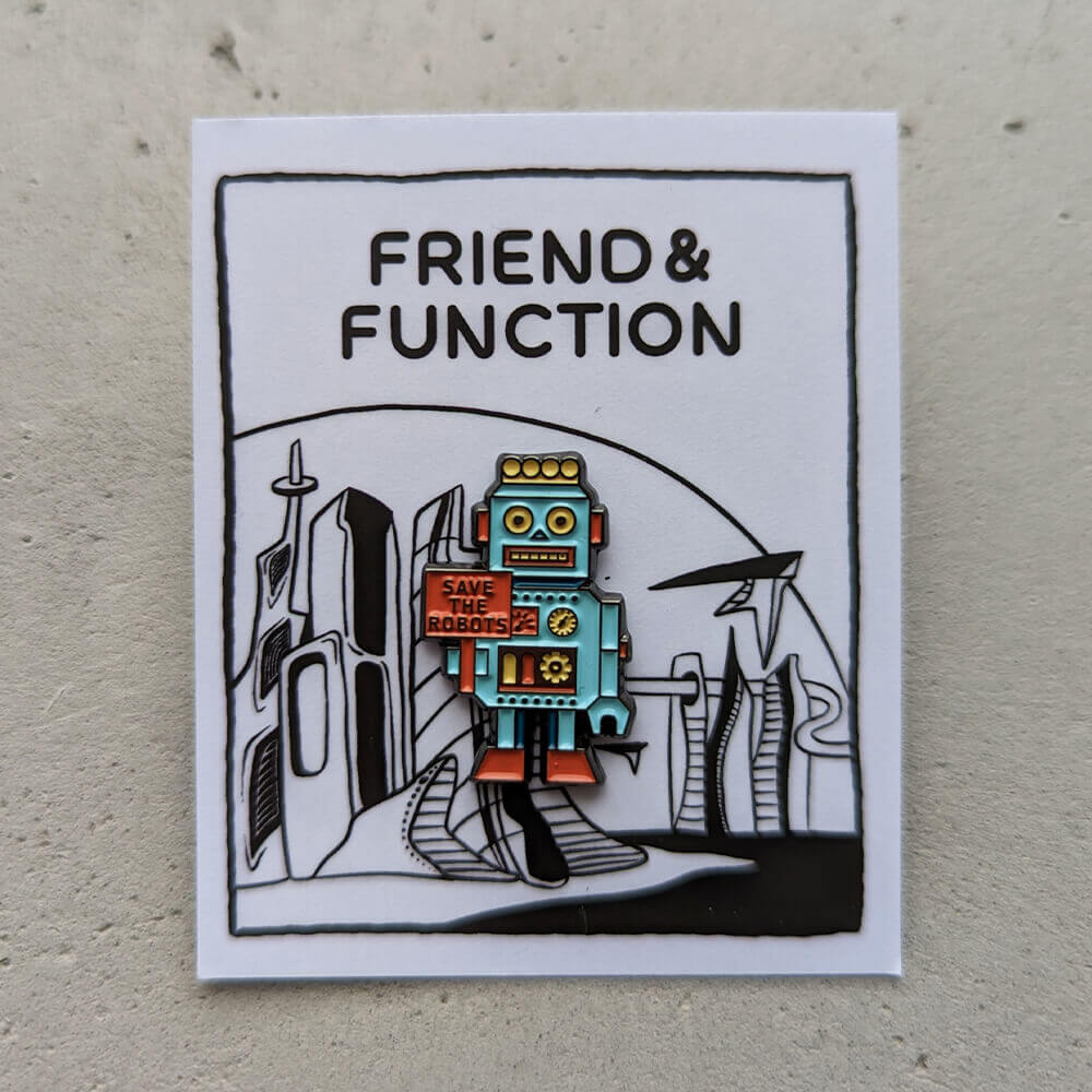 Значок Friend Function Робот - фото 3
