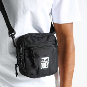 Сумка Obey Small Messenger Bag Black