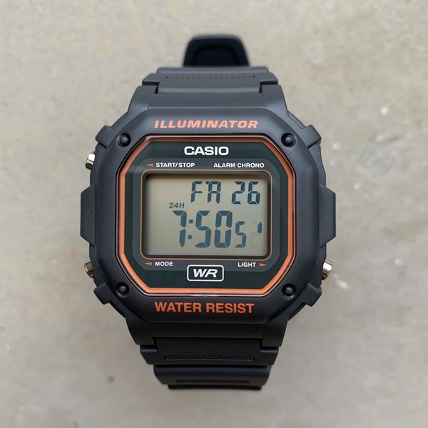 Часы Casio F-108WH-8A2EF - фото 1