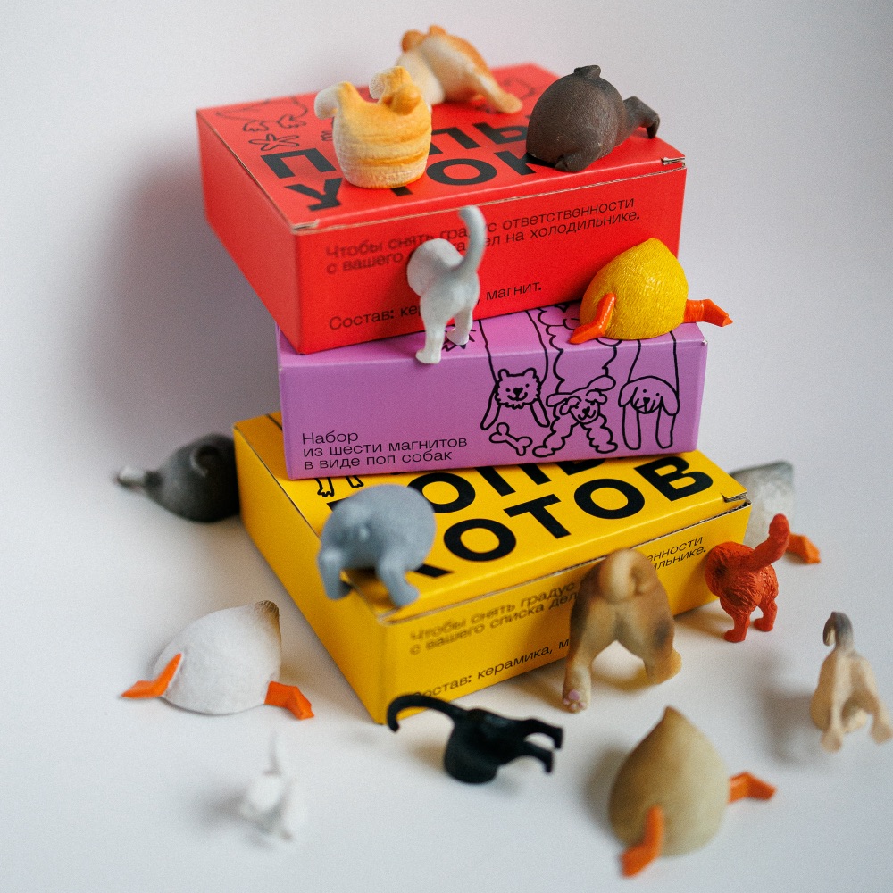 Набор магнитов утки (попы) - фото 20